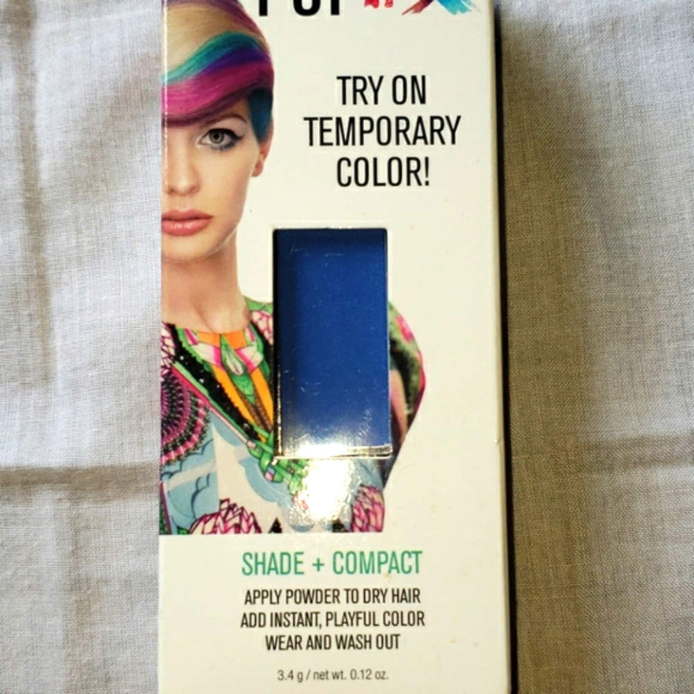 NWOT Rusk Pop FX Blue Temporary Hair Color Powder